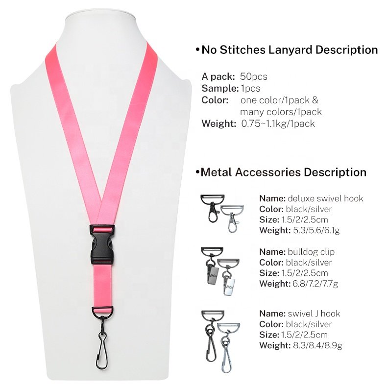 Factory Direct Prices EHUA Ergonomics Seamless Lanyard Neck Hang Clip Name Identification For Business Exhibit Office school