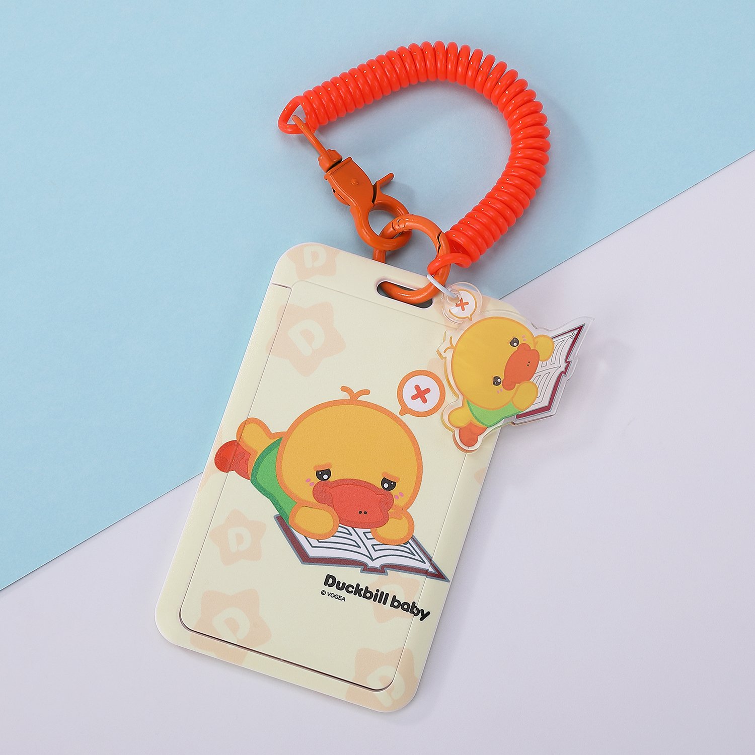 Cute Girl Bus Card Holder Bank Card Holder Lanyard ABS PVC Business Badge ID Card Holder
