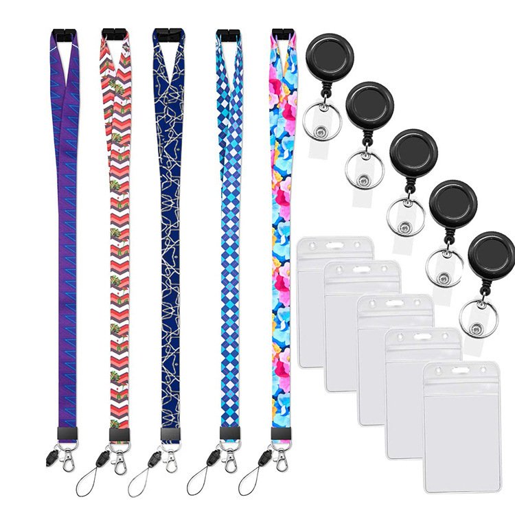 Promotional Lanyards ID Card Badge Holder Neck Strap Phone Lanyard With Printing Logo Custom Polyest Lanyard