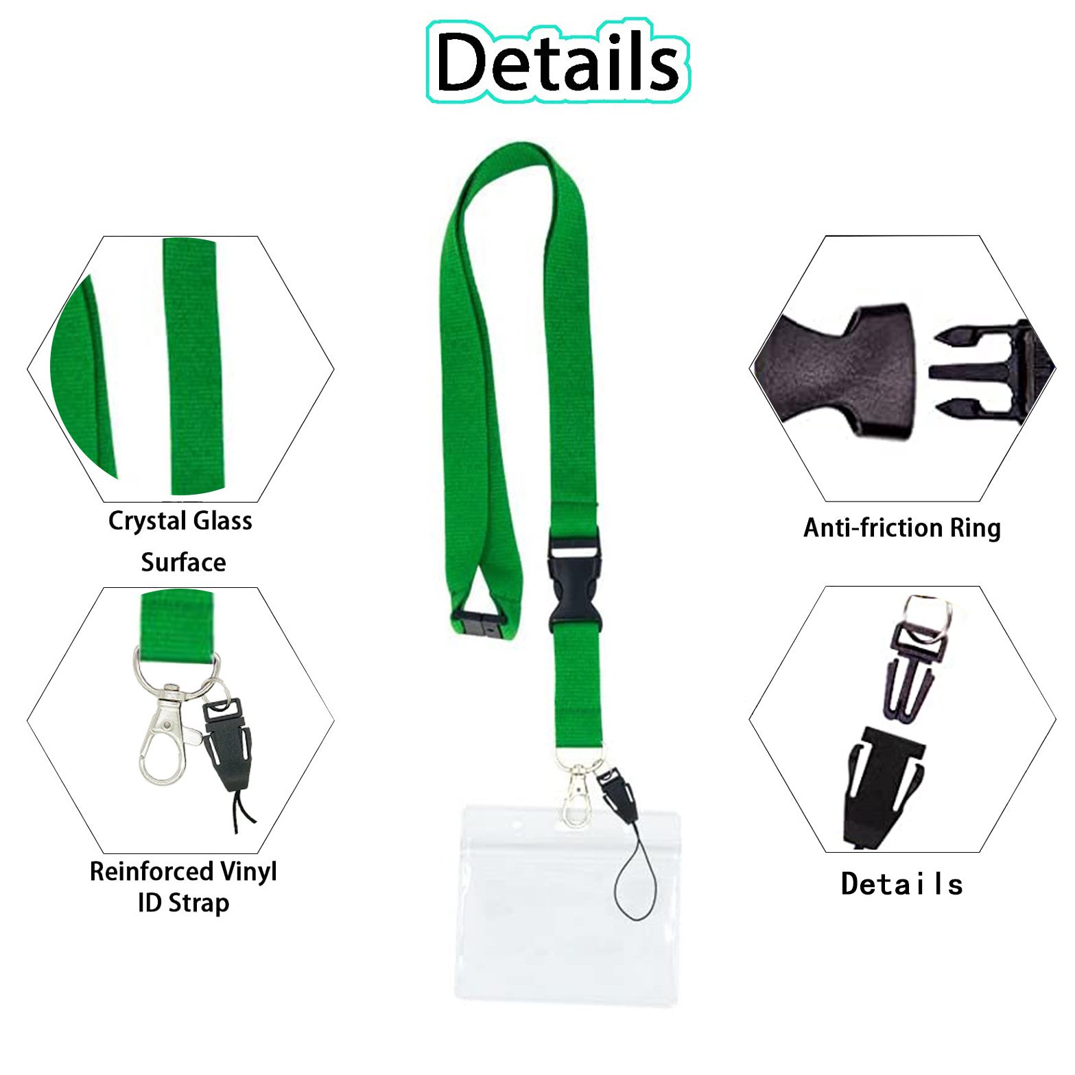 Promotional Lanyards ID Card Badge Holder Neck Strap Phone Lanyard With Printing Logo Custom Polyest Lanyard