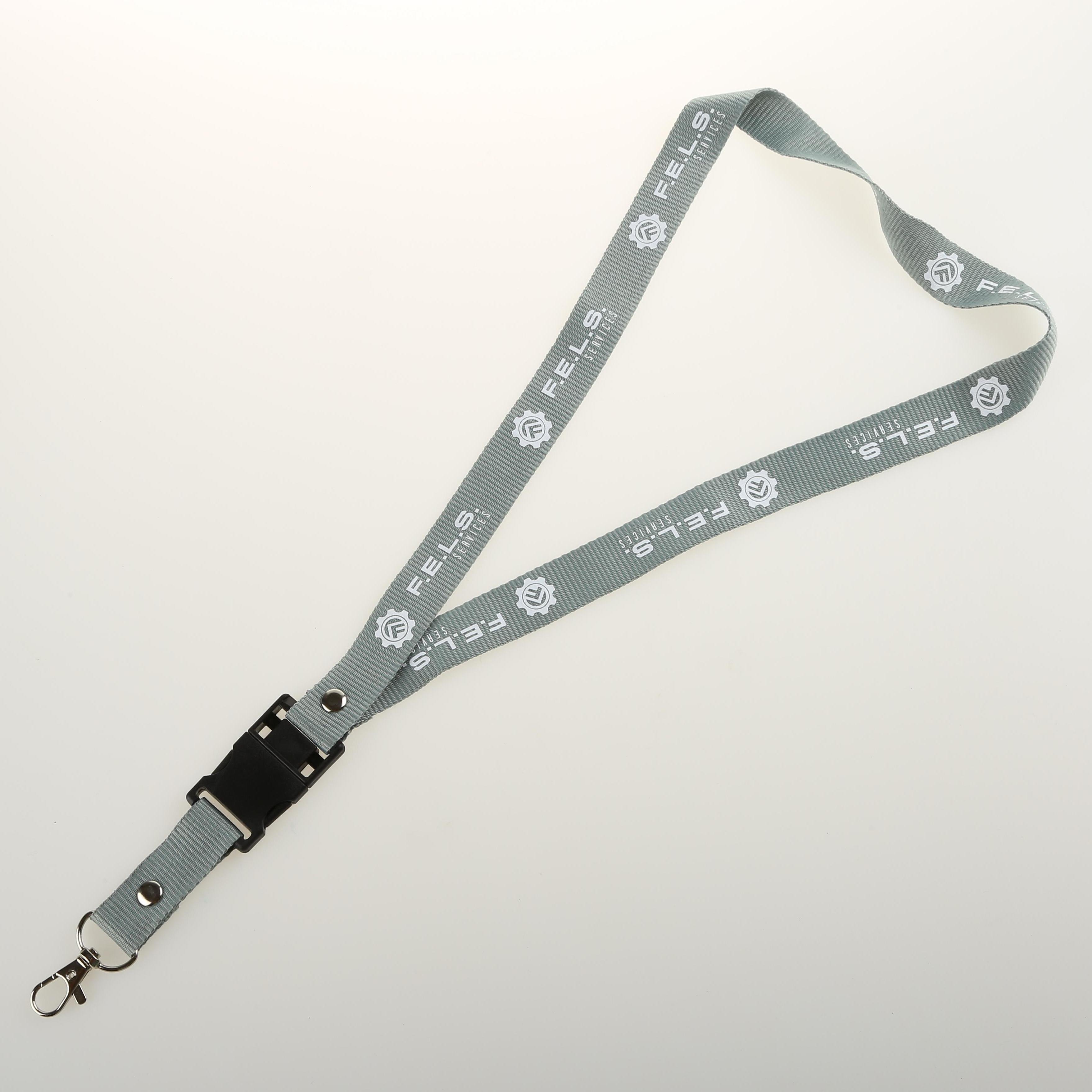 Custom Polyester Lanyard For Badge Holder Promotion Office Event Lanyard