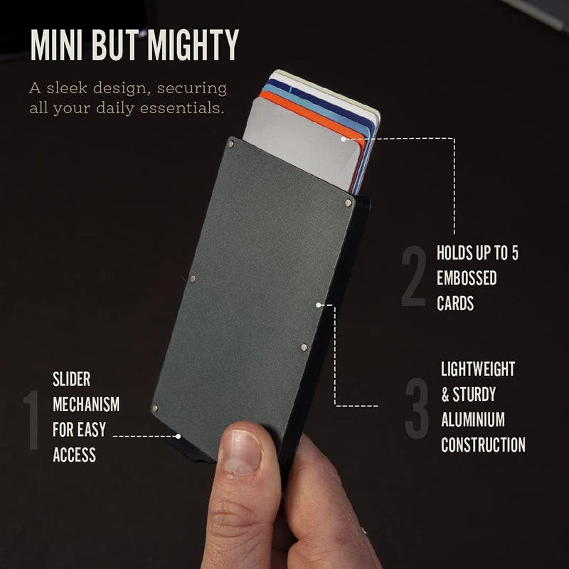 Mens Metal Pop Up Teacher Gift Card Holder Sets Wallet Mens Stainless Steel