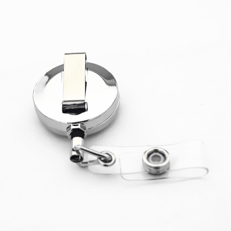 Best Quality custom logo round metal aluminium alloy badge holder reel nurse