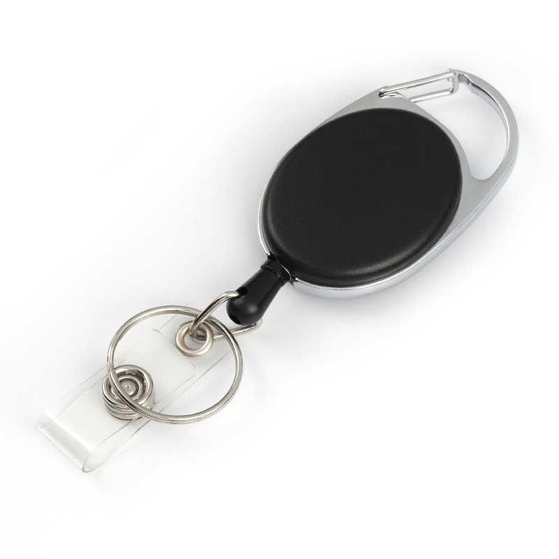 2024 QORI NEW Hight Quality Retractable Badge Reel heavy duty Plastic Outdoor Clip Keyring Badge Reels