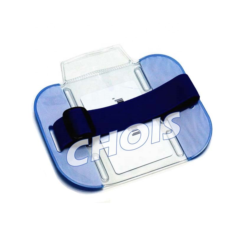 Security Armband Holder Arm Band Badge Holder with Flexible Elastic Strap