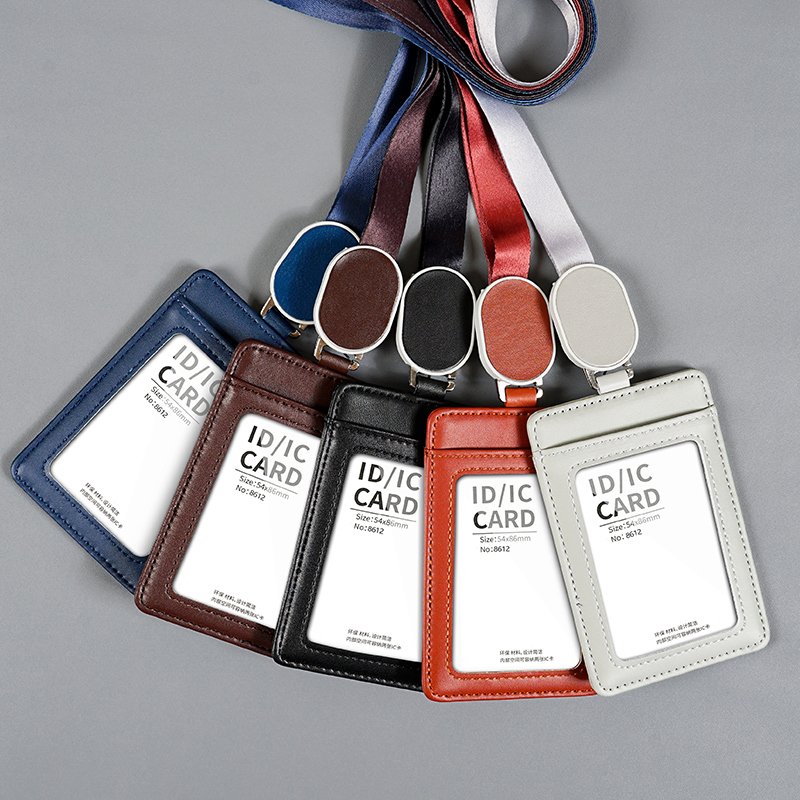 Customize office Retractable Lanyard Badge Holder Custom ID Card Holder