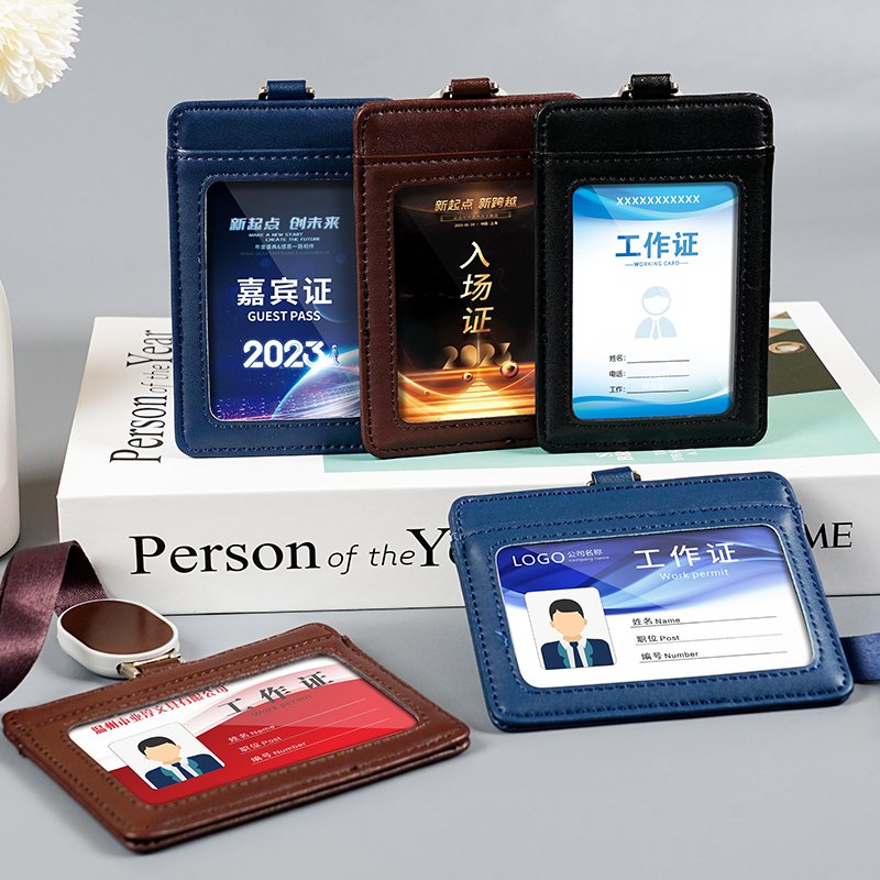 Customize office Retractable Lanyard Badge Holder Custom ID Card Holder
