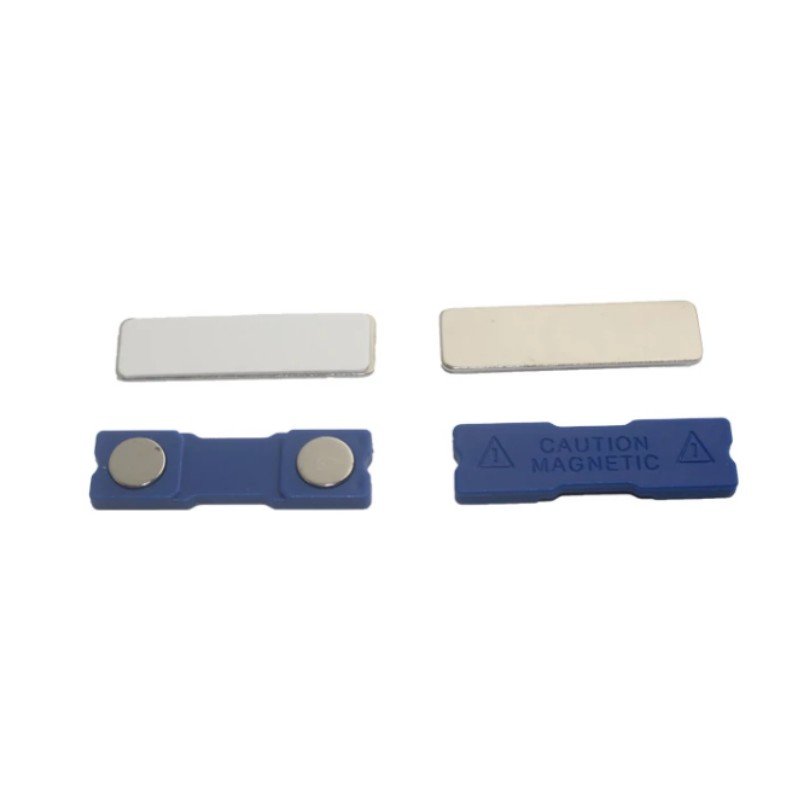 Rectangle Abs Plastic Magnetic Name Badge Holder Magnetic For Name Tags