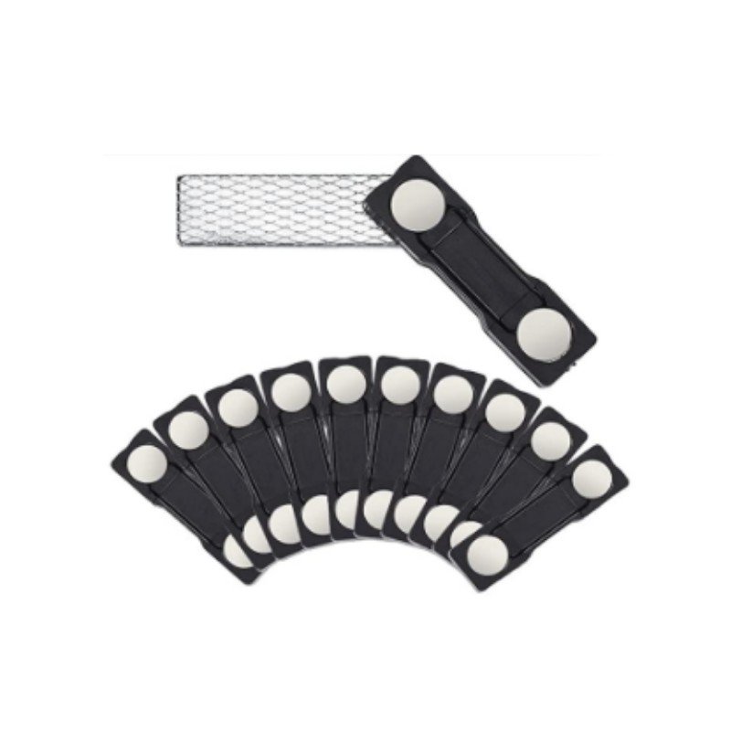 Rectangle Abs Plastic Magnetic Name Badge Holder Magnetic For Name Tags