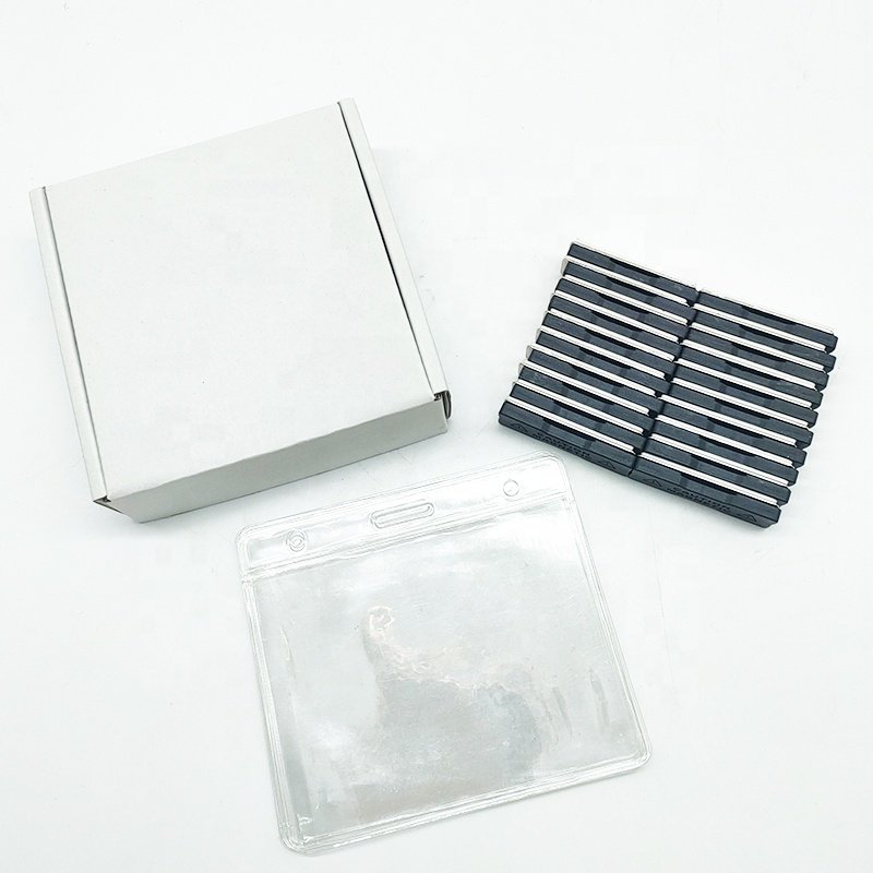 Magnetic Badge Holder with PVC Card Holders Magnetic ID Card Name Tag