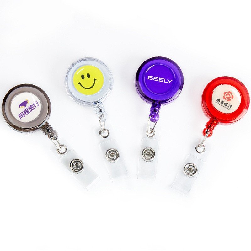 Nurse Doctor Accessories Custom Plastic id Card Name Badge Holders Reel Port Badge Retractable Badge