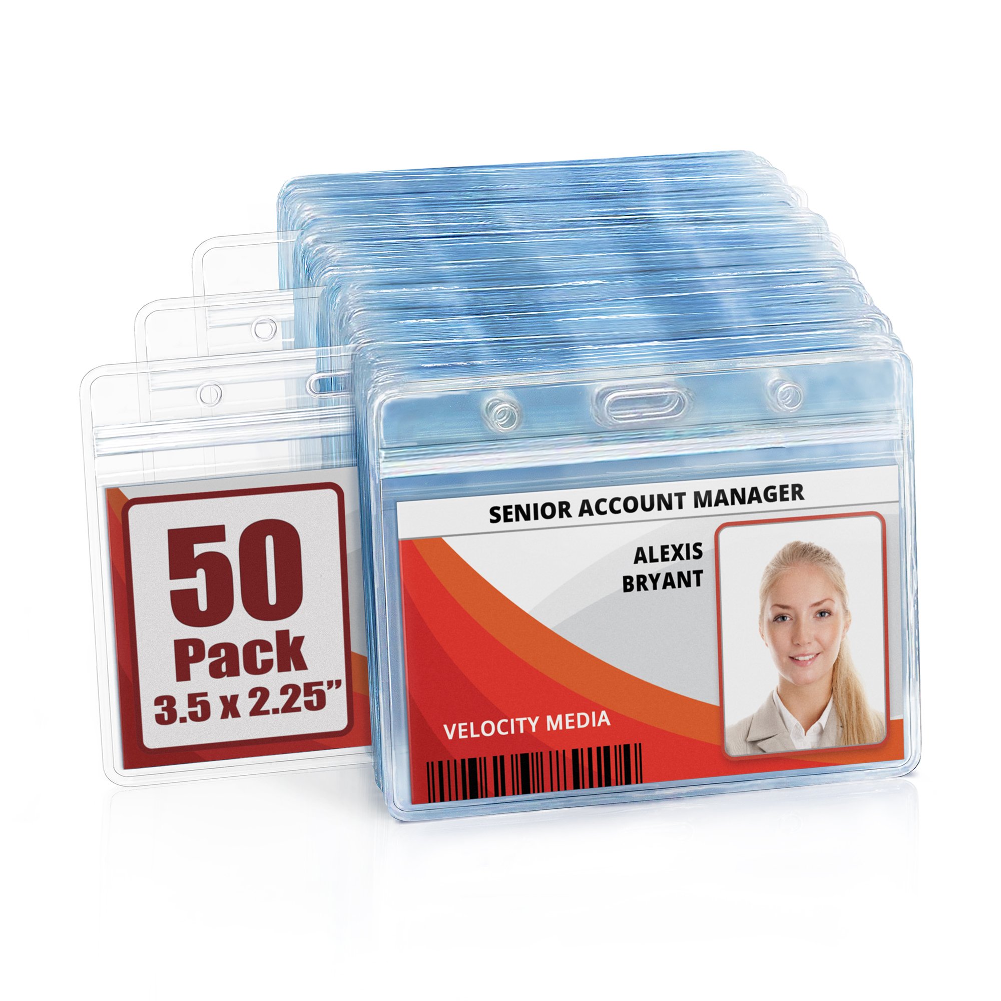 Professional Custom Retractable Office Id Badge Card Holdernal Luxury Metal Id Card Holder