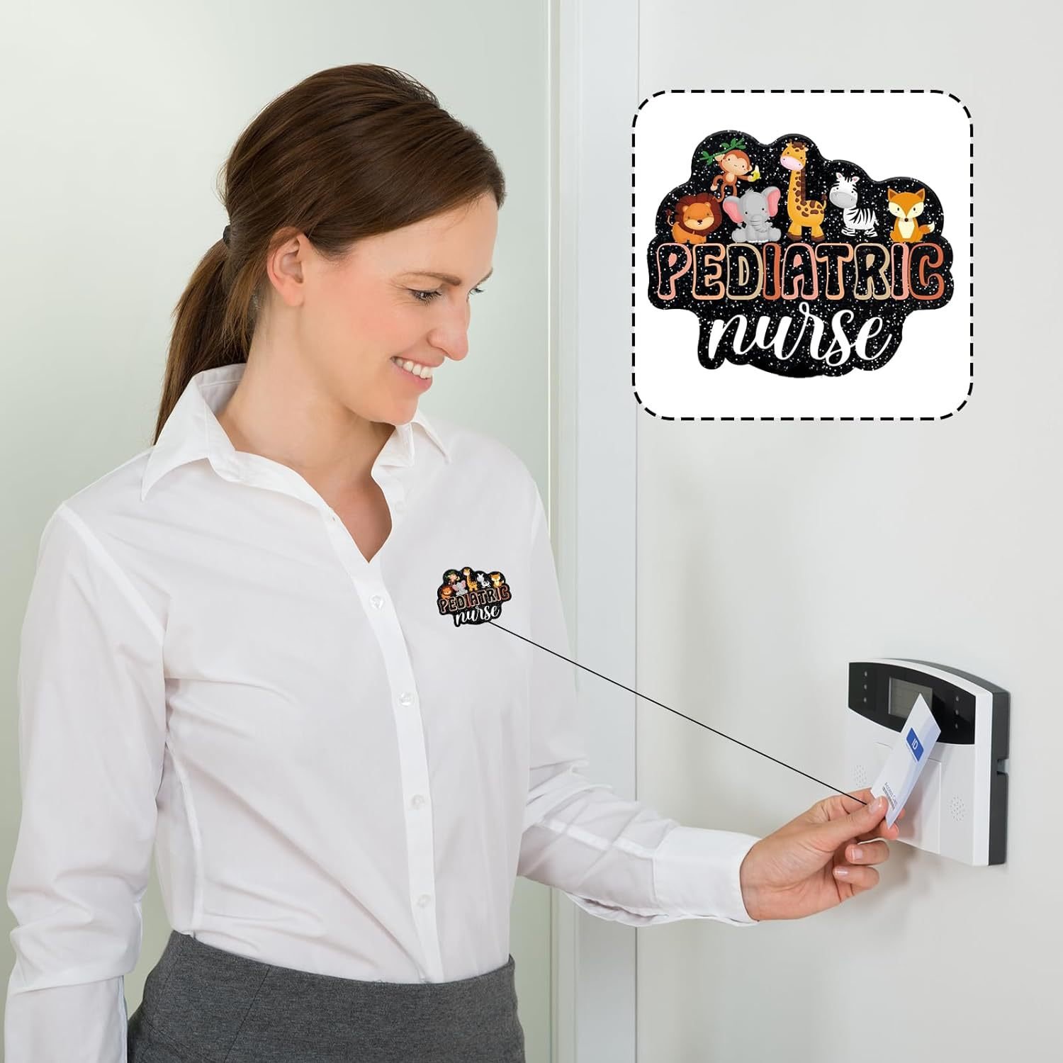 New Animal Retractable Badge Reel Personalized Pet Cat Retractable Nurse Badge Reel