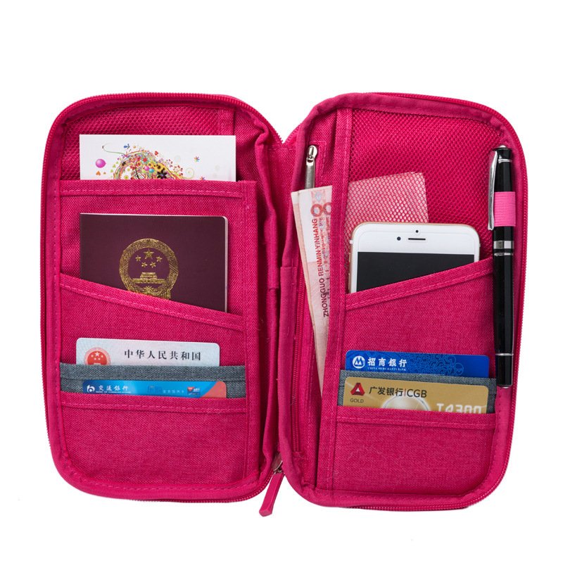 Custom Travel Organizer Wallet Card Holder Travel Accessories Passport Holder Bag
