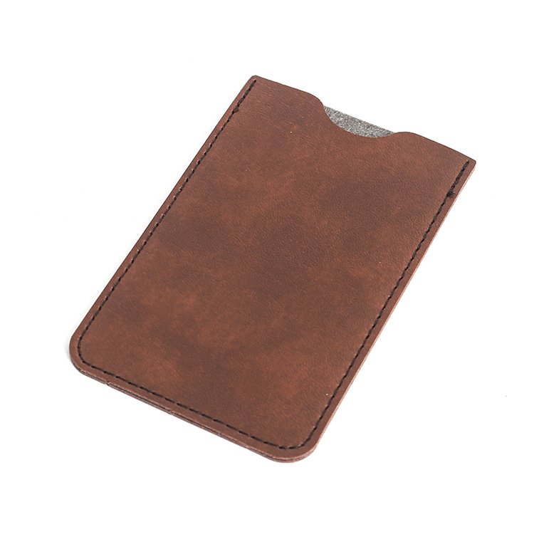 Custom Logo Name Card Holders Leather Business Luxury Credit Id Card Holder Case Rfid Magnetic Wallet Wholesale