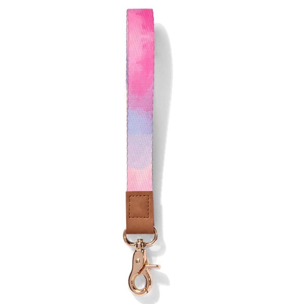 Polyester Lanyard badge holder with Logo designer key chain phone case wrist strap