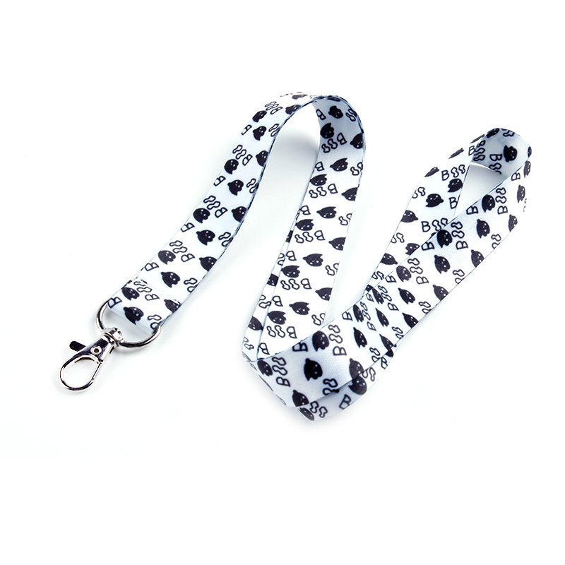 Wholesale custom flat economy items popular designer PVC/PU plastic card holder lanyards