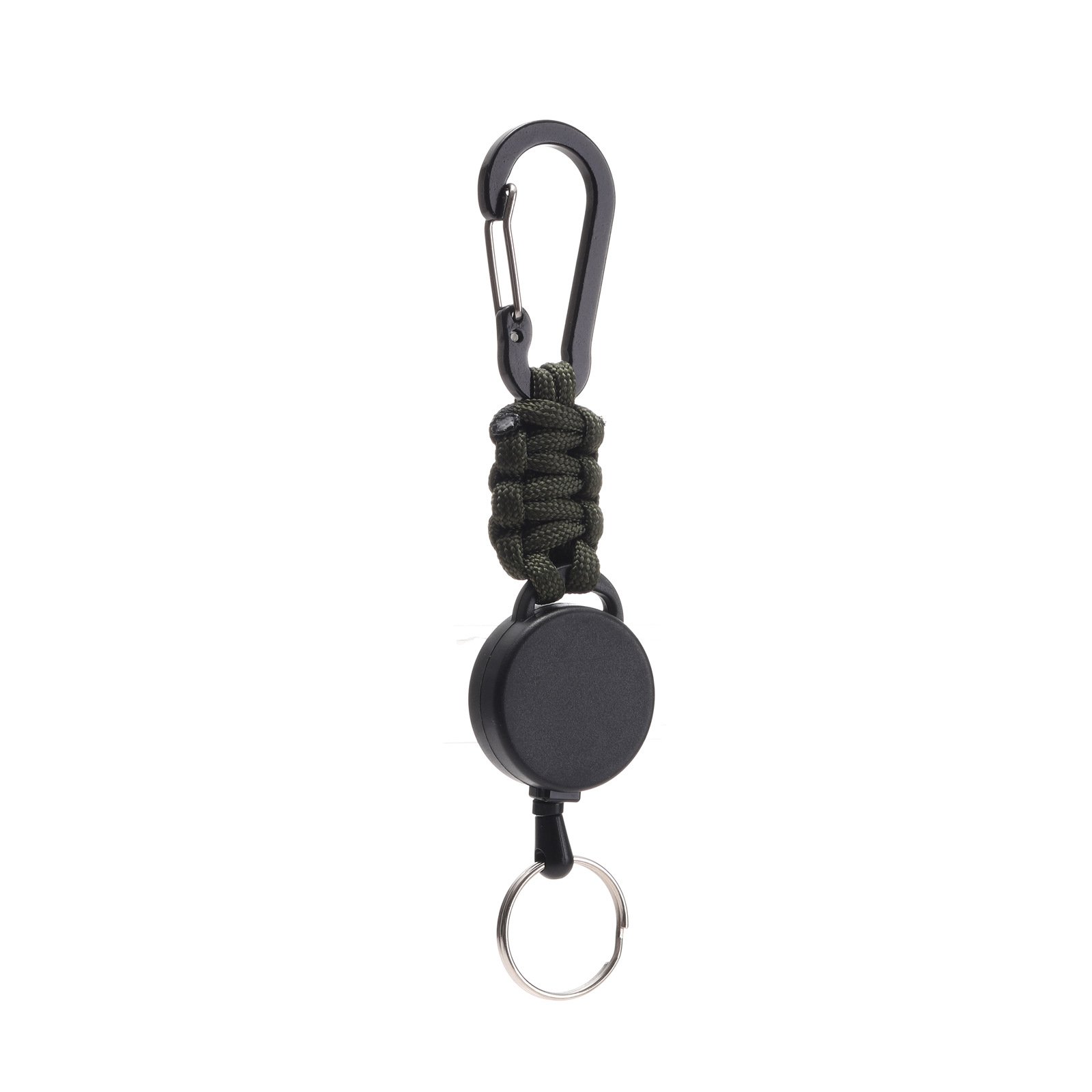 Promotional Retractable Badge Reel Keychain Retractable Carabiner for Camping & Hiking