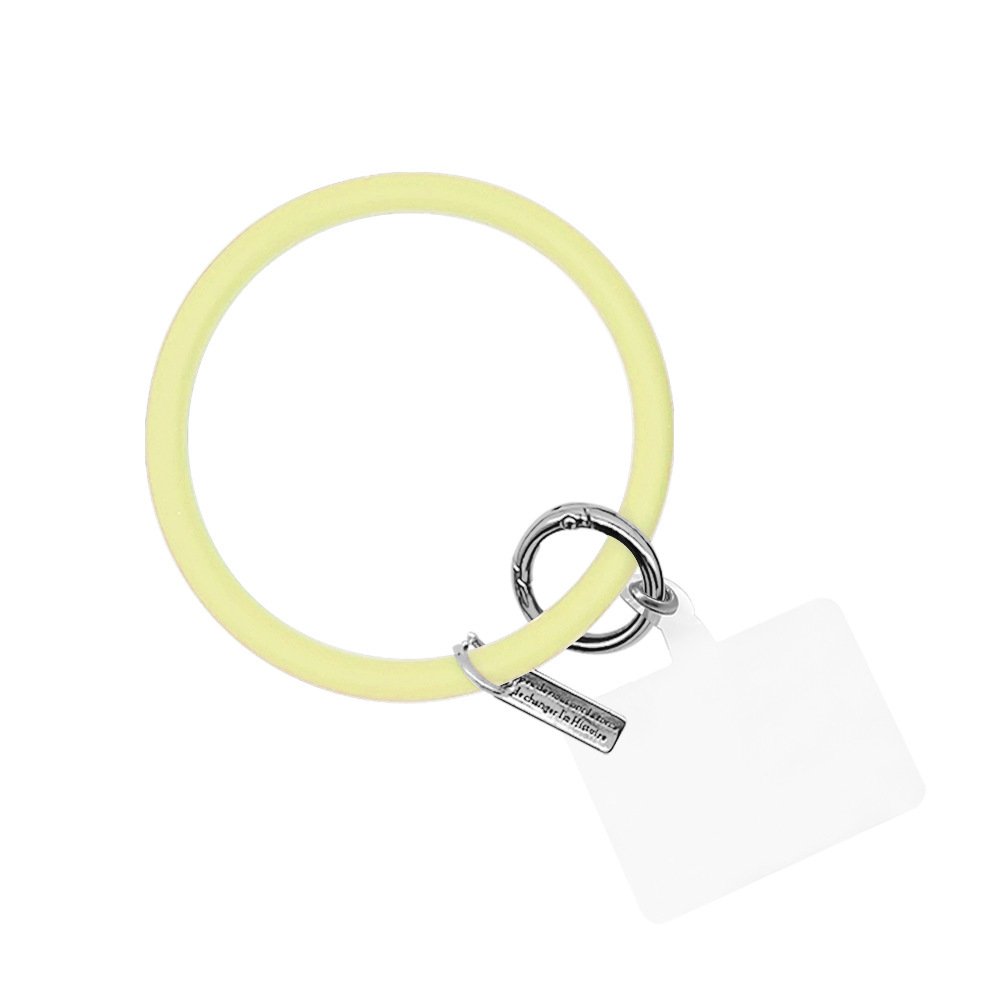 Popular circle new Trending Cell Phone Holder Silicone Circle Round Wristband Rings Lanyard Mobile Phone Accessories Holder
