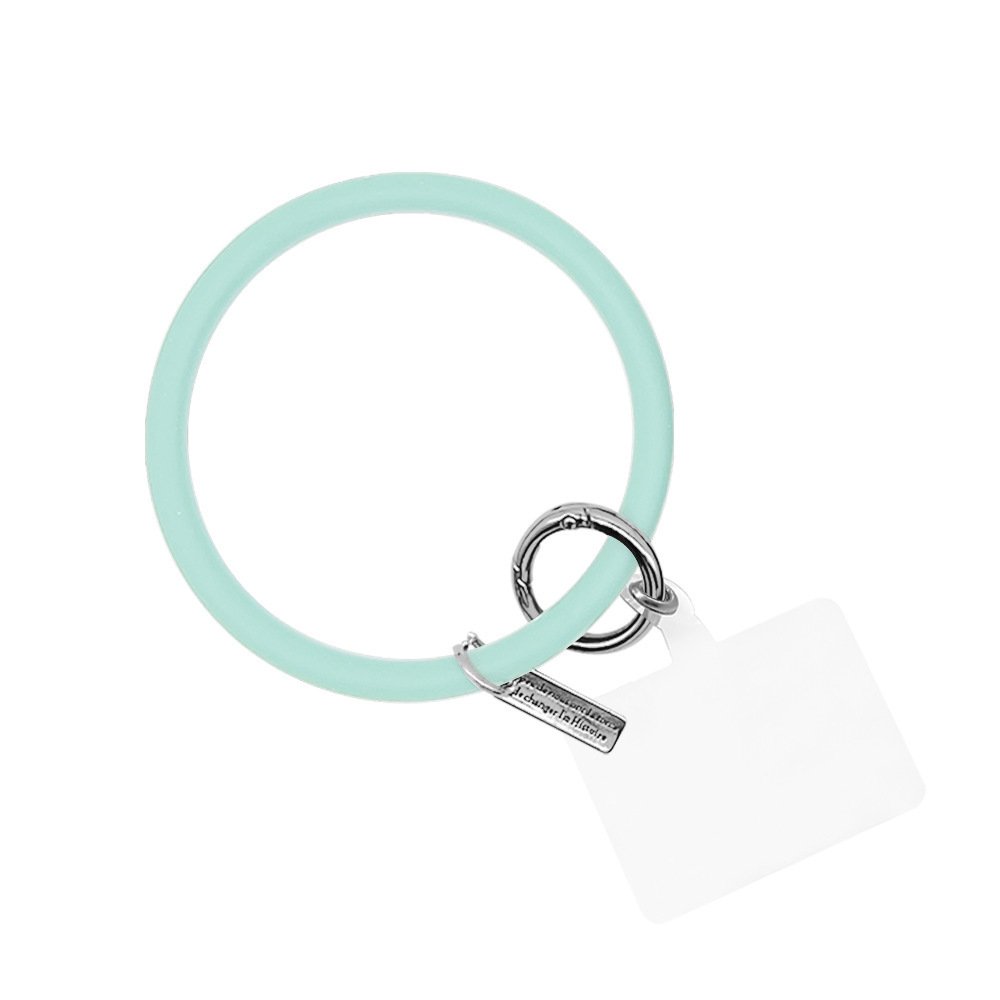 Popular circle new Trending Cell Phone Holder Silicone Circle Round Wristband Rings Lanyard Mobile Phone Accessories Holder