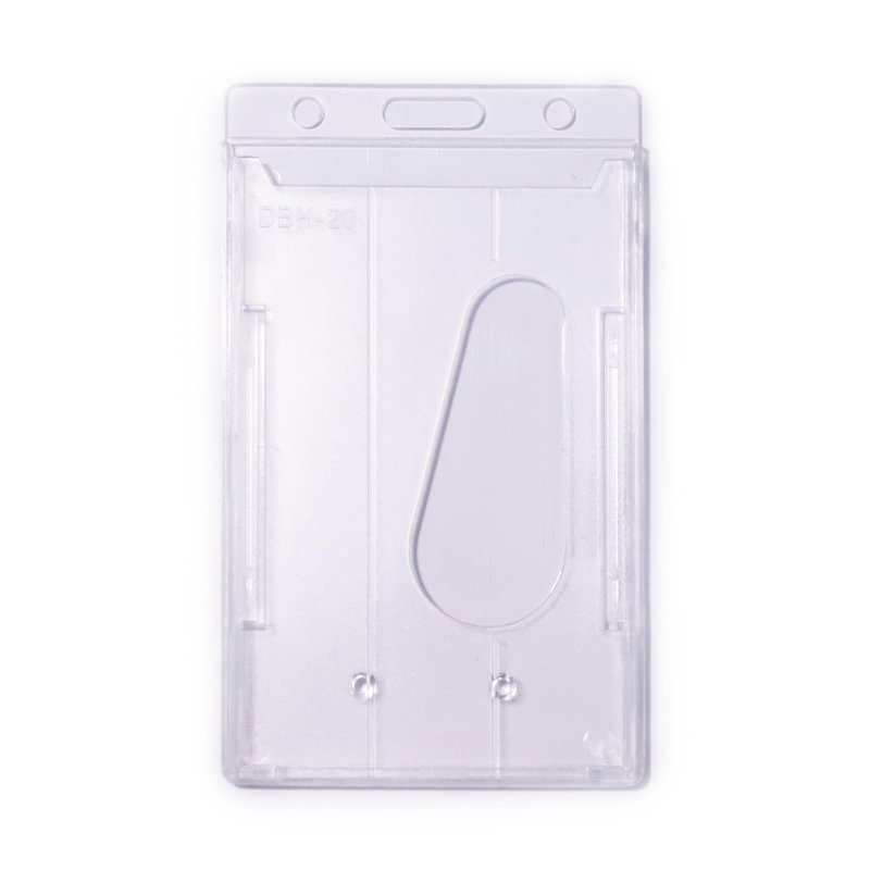 DBH-20 hard plastic id business badge holder