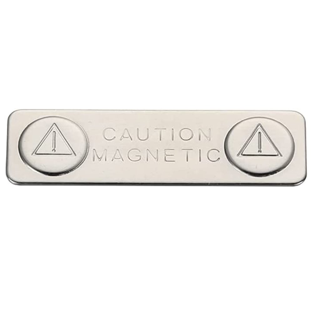 Adhesive Backing Magnet ID Badge sublimation name badge for Uniform Jackets