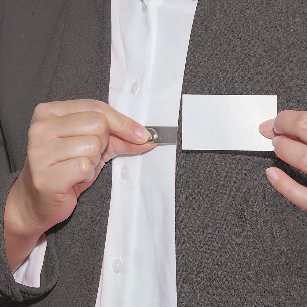 Adhesive Backing Magnet ID Badge sublimation name badge for Uniform Jackets