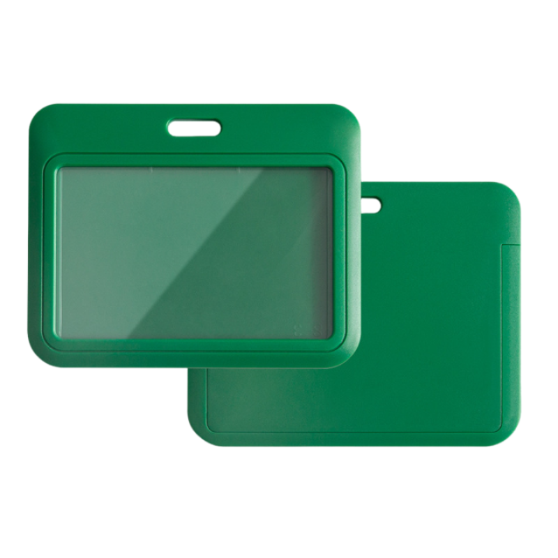 Sturdy Colorful ID Card Holder Slide Open Badge Case