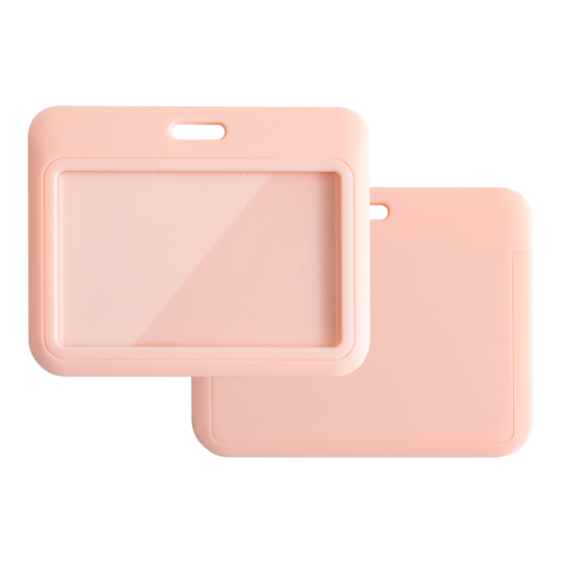Sturdy Colorful ID Card Holder Slide Open Badge Case