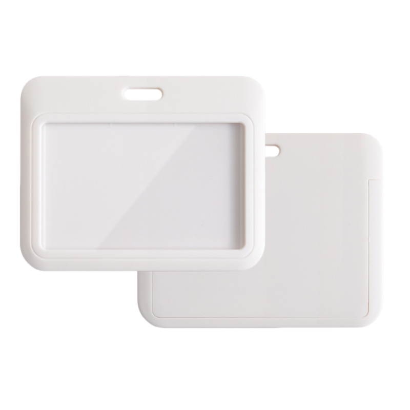 Sturdy Colorful ID Card Holder Slide Open Badge Case