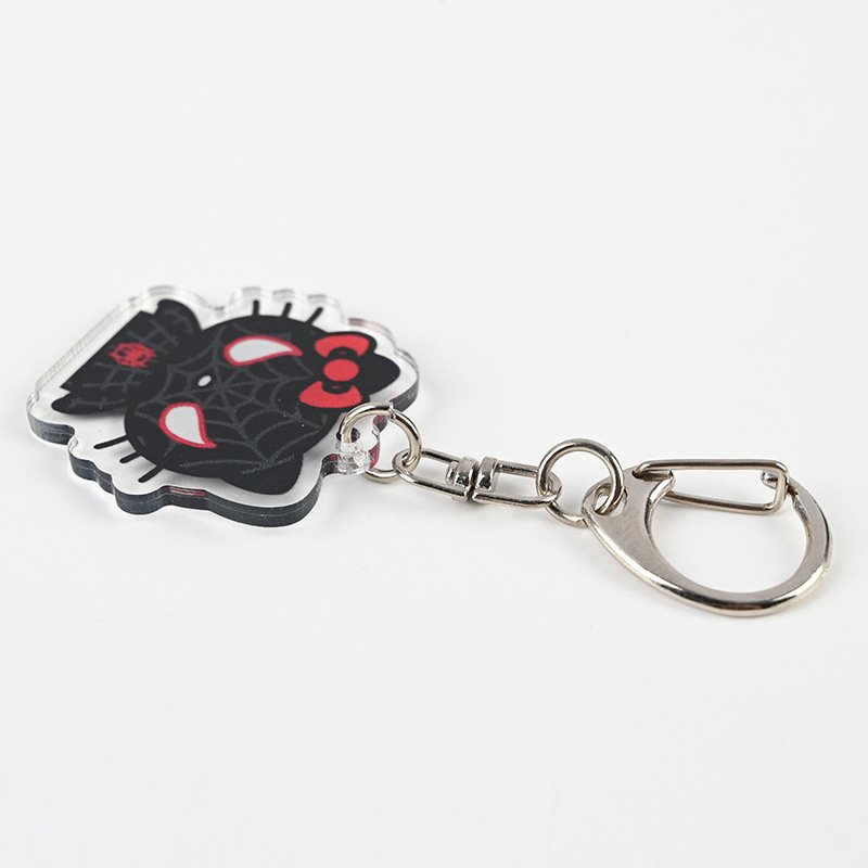 Personalized custom pattern letter custom acrylic keychain Heart cartoon animation acrylic keychain
