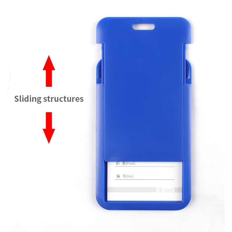 Kejea Wholesale A7 size ABS ID card protector neck card holder custom hard card cover protector