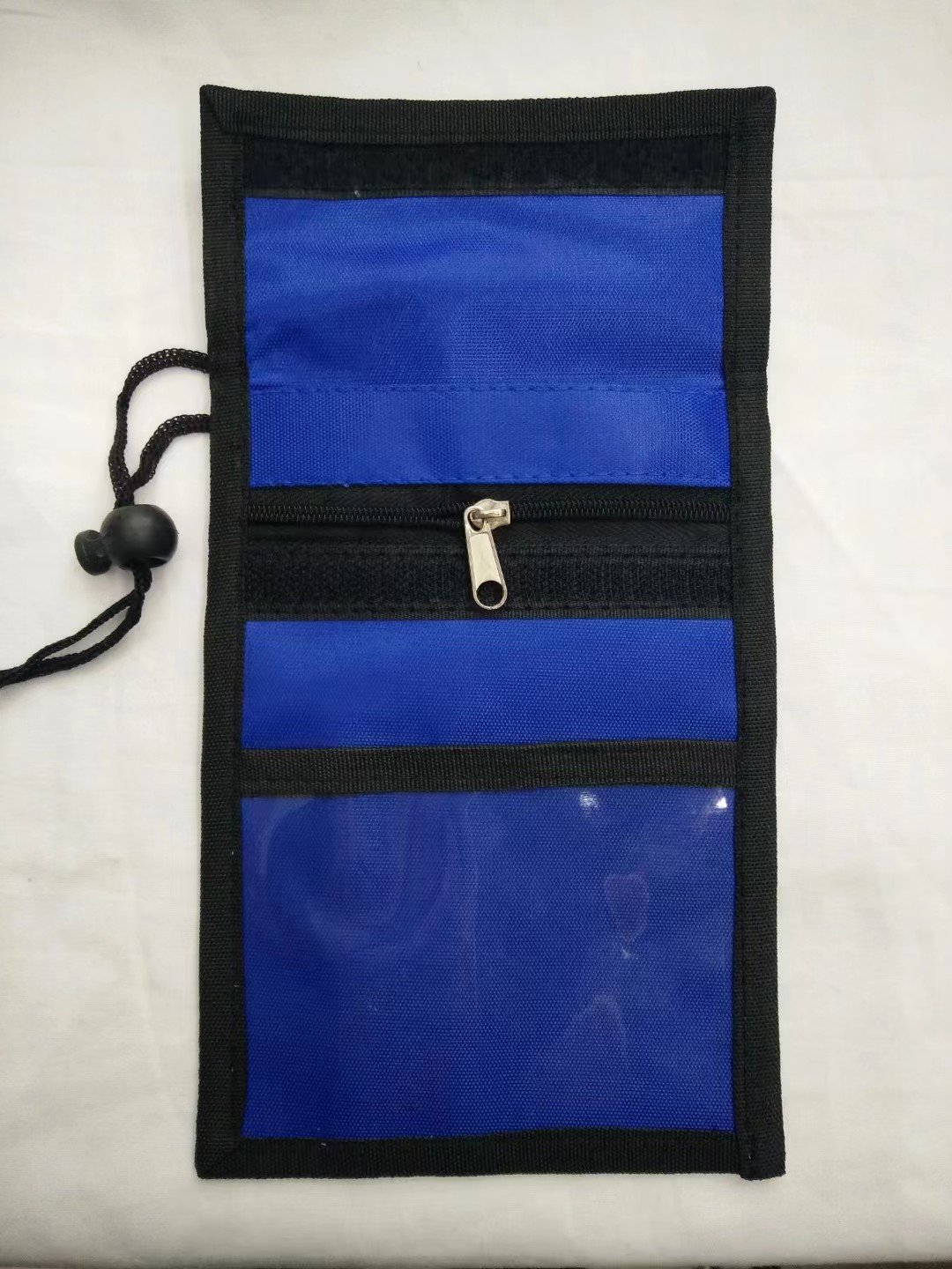 Nylon Polyester Trade Show Passport Badge Holder with lanyard, Small Pouch Badge Holder with Neck Rope