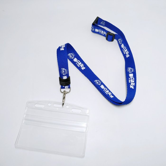 ID Name Badge Soft PVC Plastic Card Holder Vinyl Custom Clear Case Card Holder with Lanyard for Office Work