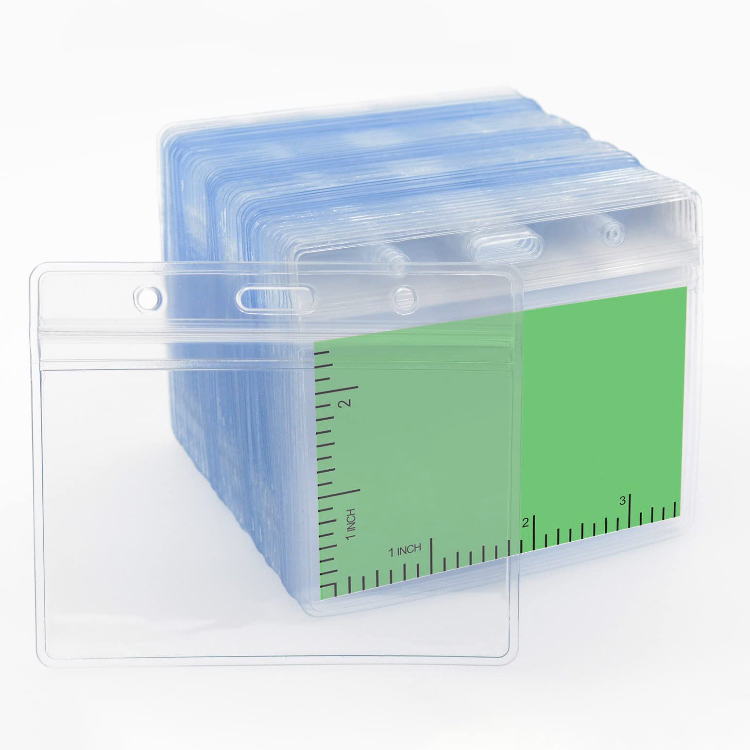 Protect ID Card Business Card Cover PVC Transparent Credit Card Holder Badge Travel ID Case Holder Accessories