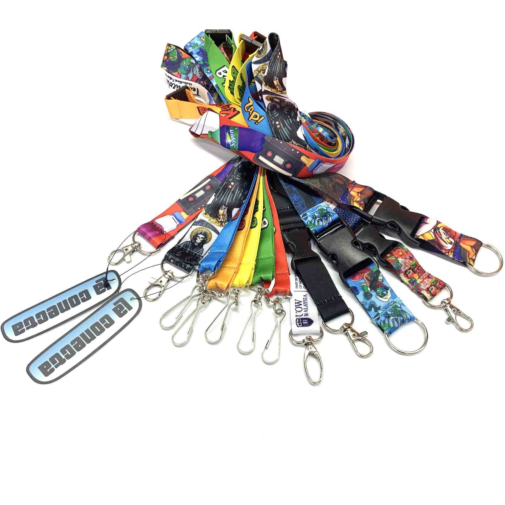Id Holder Neck Roll Leather Id Card Holder With Jacquard Other Rope Clip Pearl Beaded Id Badges Car College Football Lanyards