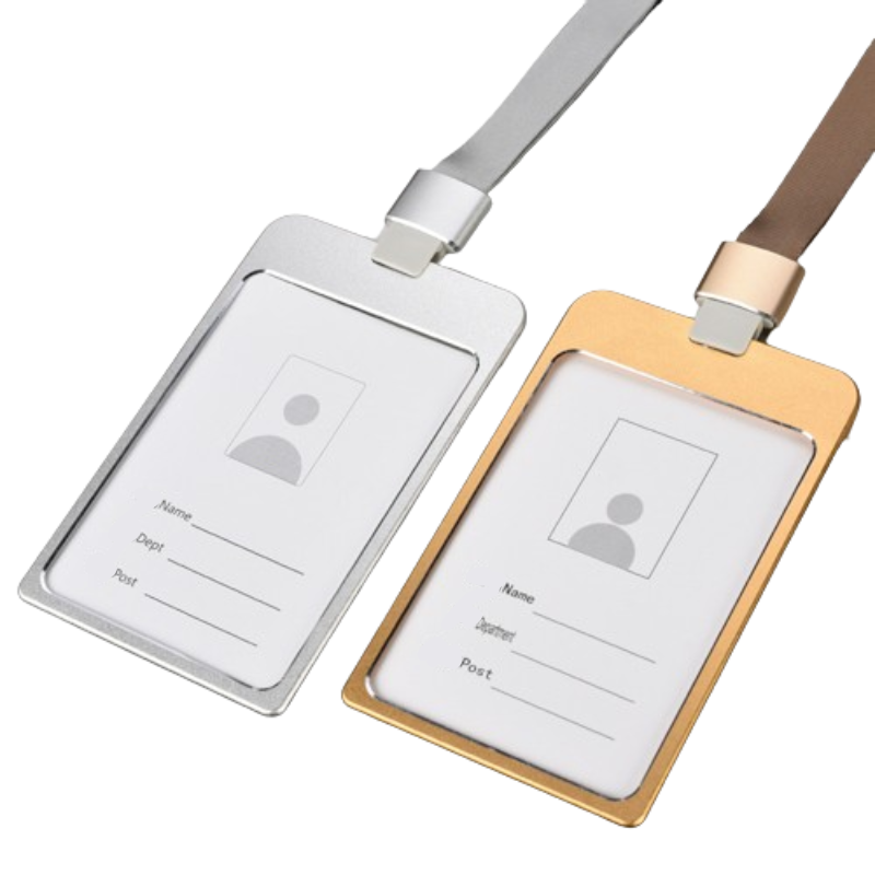 Custom Metal Badge ID Holder For Office