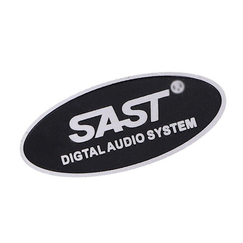 Reusable logo Plates Badge Metal Aluminum Printed Logo Tags Badge Holder Sublimation Blank Plastic Magnetic logo Badge