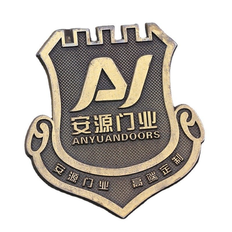 Reusable logo Plates Badge Metal Aluminum Printed Logo Tags Badge Holder Sublimation Blank Plastic Magnetic logo Badge