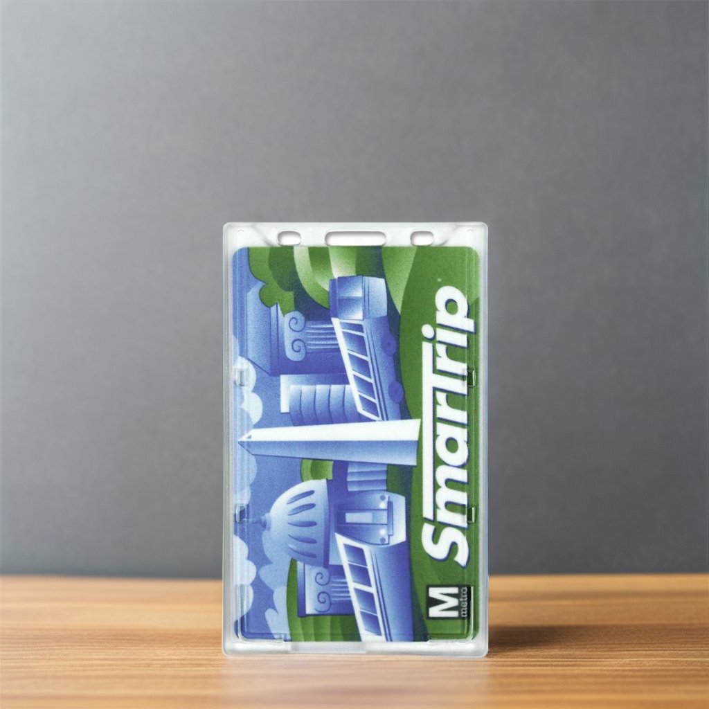 ABS material vertical credit card holder