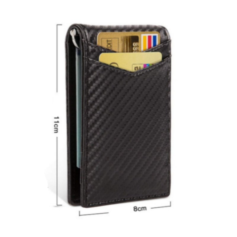 Men'S Business Foldable Card Holder Wallet Gift Set Business Customized ID Card Holder For Card
