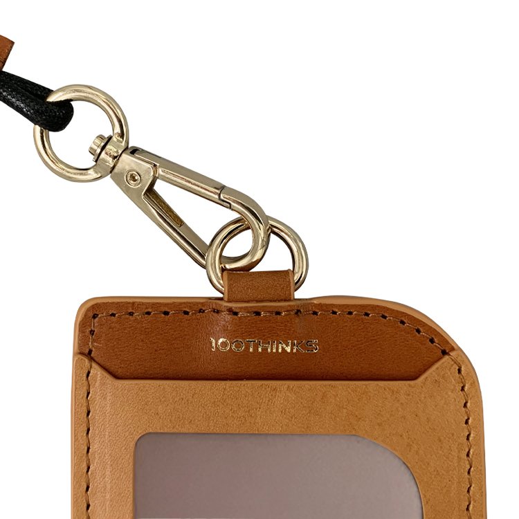 Hot Selling Fashionable Leather ID Card Case Holder with Customized Logo for Photo Credit Card & Logo Badge