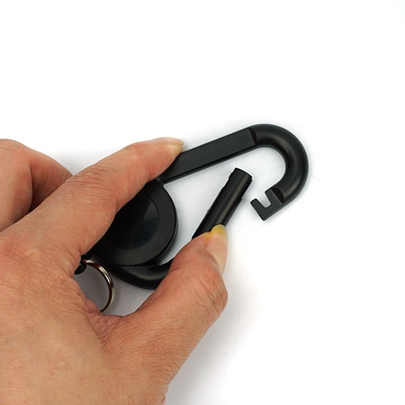 Popular Heavy Duty Retractable Badge Holders with Key Carabiner for Nurse and Daily Use