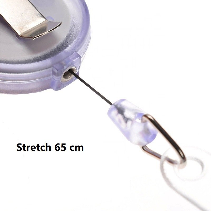 Acrylic Glitter Badge Reel Clip Nurse Accessories Medical ID Card Holder Badge Holder Retractable Badge Reel Holder With Beads