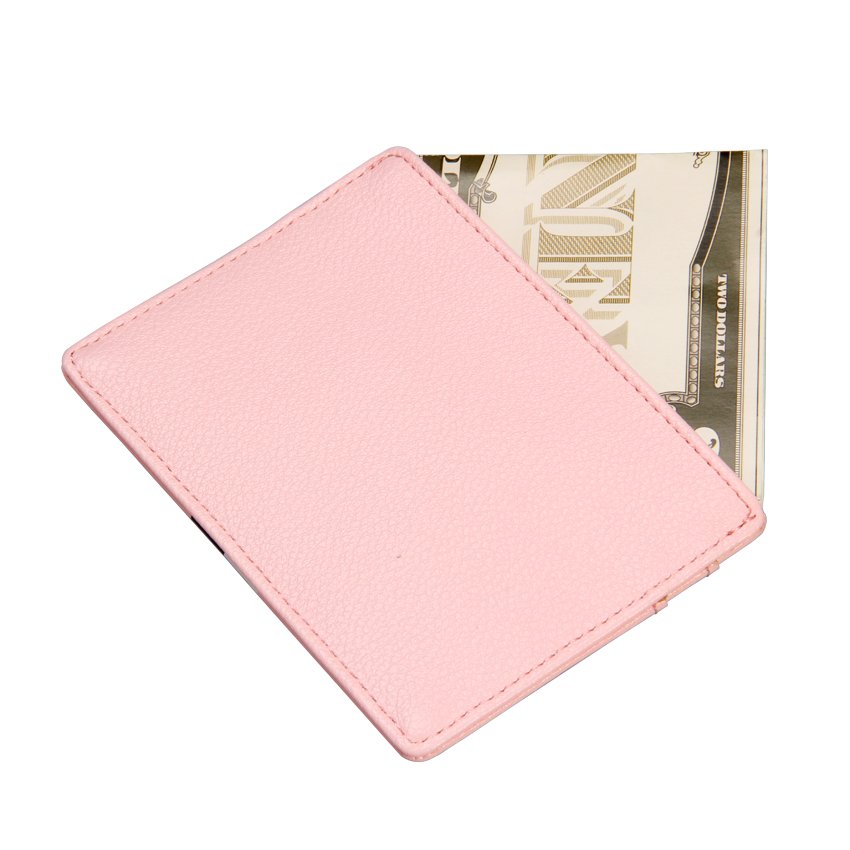 Factory wholesale PU leather card holder ultra-thin wallet color printing badge ID card holder