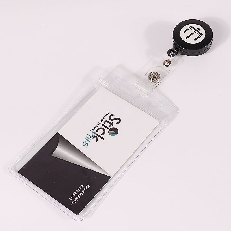 fabric badge id card holder