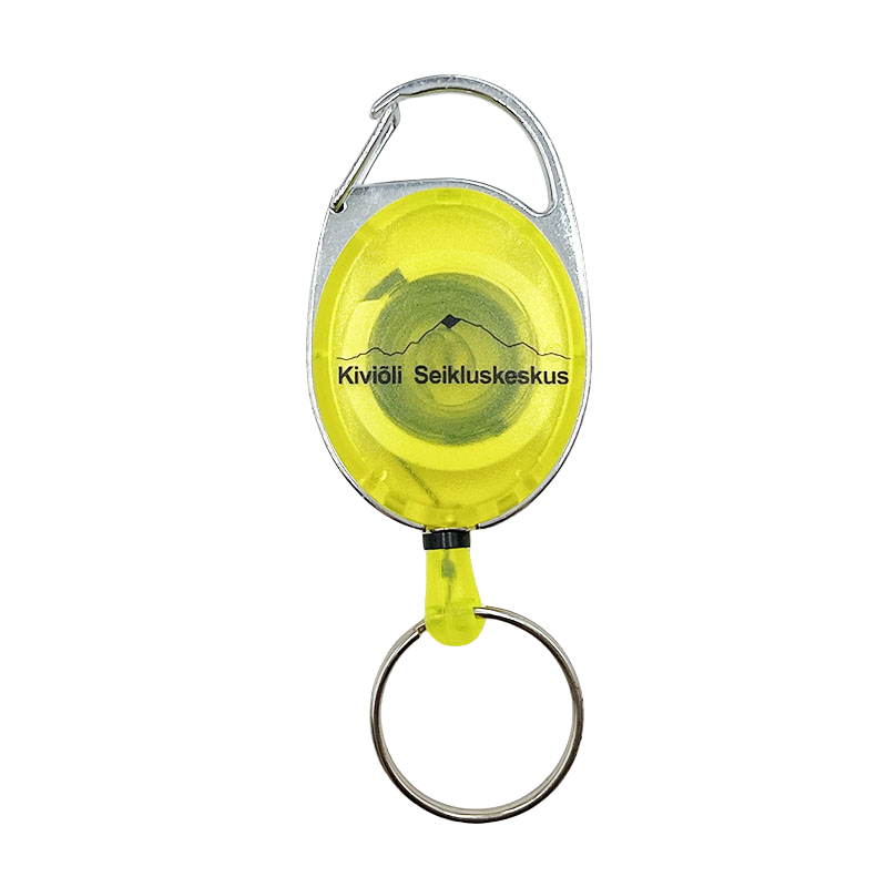 Hot Sale Retractable Badge Reel Holders Durable Plastic Carabiner Badge Reel Id Card Holder Badge Reel