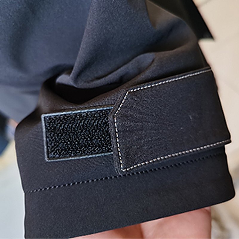 Custom TPU Sleeve Badge with Logo - High-Frequency Heat Press and Cutting for Stylish Jackets | Durable Velcroes Design