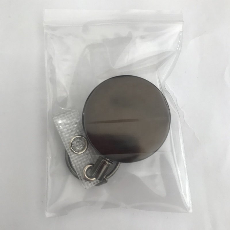 High Quality OEM Laser Logo Heavy Duty All Metal Badge Reel 40MM Retractable Nurse Badge Holder Reel