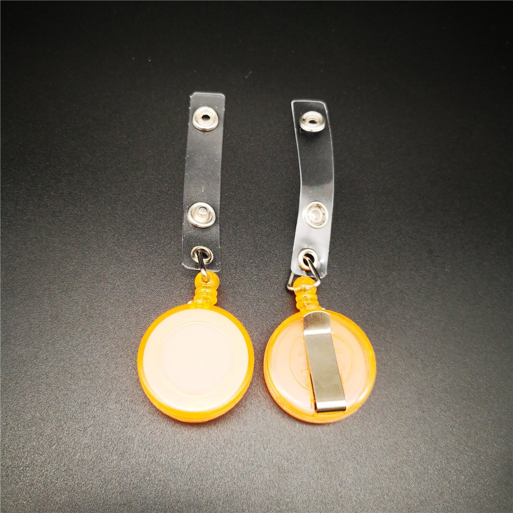 wholesale custom cheap round yoyo pull keychain retractable name medical nurses accessories id card badge clip holder reels